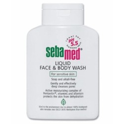 SEBAMED Liquid face & body wash ήπιο υγρό καθαρισμού προσώπου & σώματος 200ml