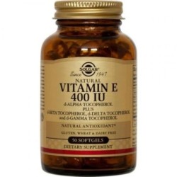 SOLGAR Vitamin E 400iu 268mg 50softgels