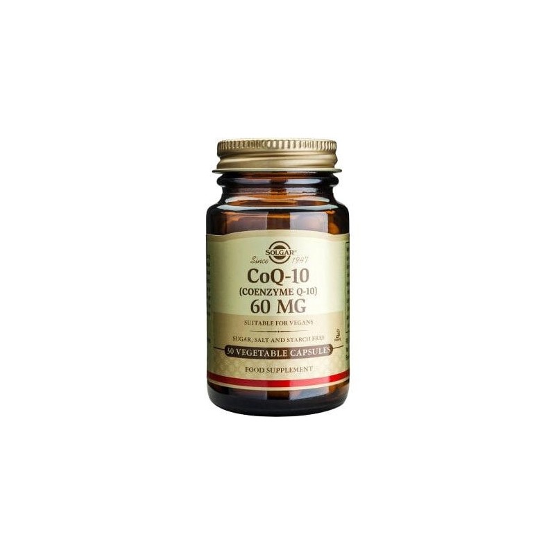 SOLGAR CoQ-10 60mg 30vegetable capsules