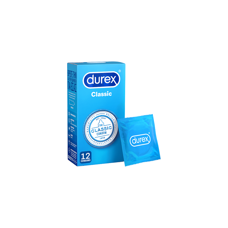 DUREX CLASSIC ΠΡΟΦΥΛΑΚΤΙΚΑ 12ΤΕΜΑΧΙΑ