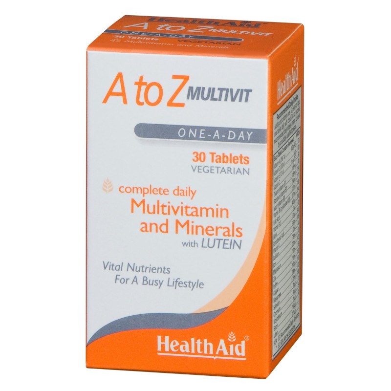 HEALTH AID A to Z multivit 30tabs