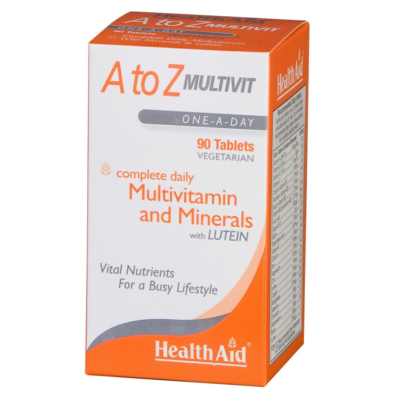 HEALTH AID A to Z multivit 90tabs