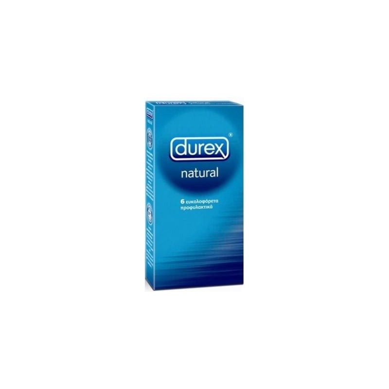 DUREX Natural κλασσικά 6 προφυλακτικά