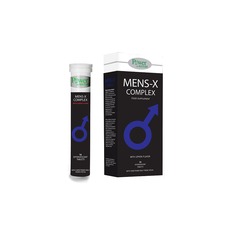 POWER HEALTH Mens-X complex 32αναβράζουσες ταμπλέτες (+30% επιπλέον προϊόν)