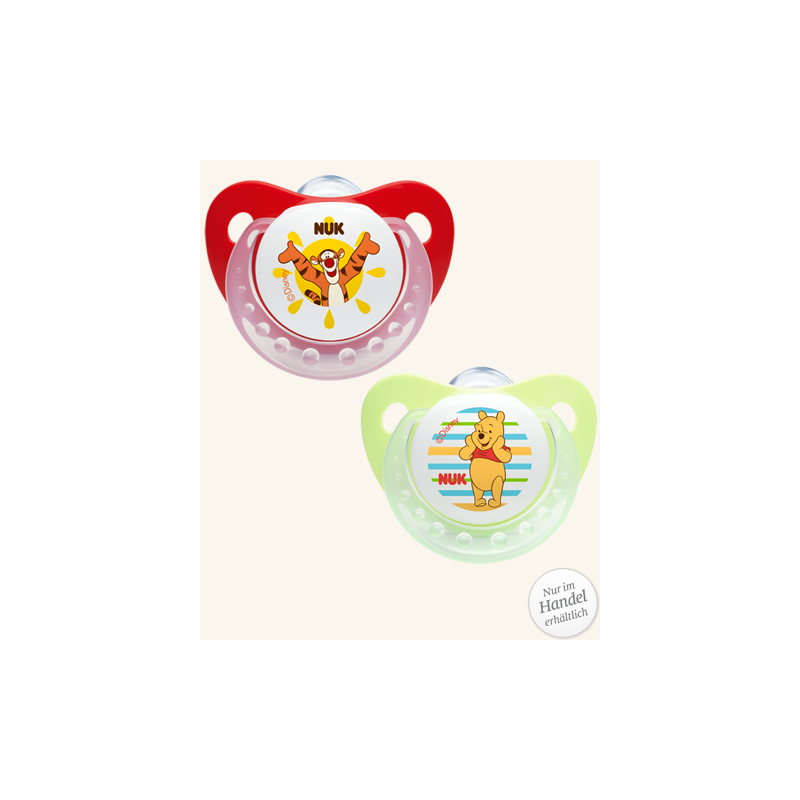 NUK Πιπίλα Σιλικόνης Disney winnie the pooh N1 0-6μηνών (10.730.324)