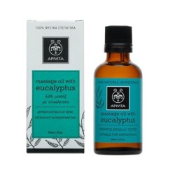 APIVITA Massage oil with eucalyptus 50ml