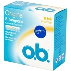 O.B Normal original για μέτρια έως μεγάλη ροή 8tampons