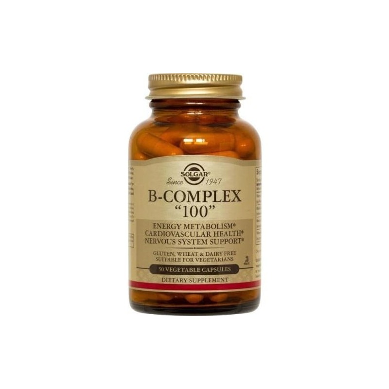 SOLGAR Vitamin B-COMPLEX ''100'' 50vegetables capsoules