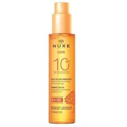 NUXE Sun tanning oil for face & body Spf10 150ml