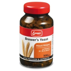 LANES Brewers yeast - μαγιά μπύρας 300mg 400tabs