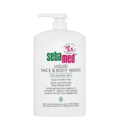 SEBAMED Liquid face & body wash ήπιο υγρό καθαρισμού προσώπου & σώματος 300ml