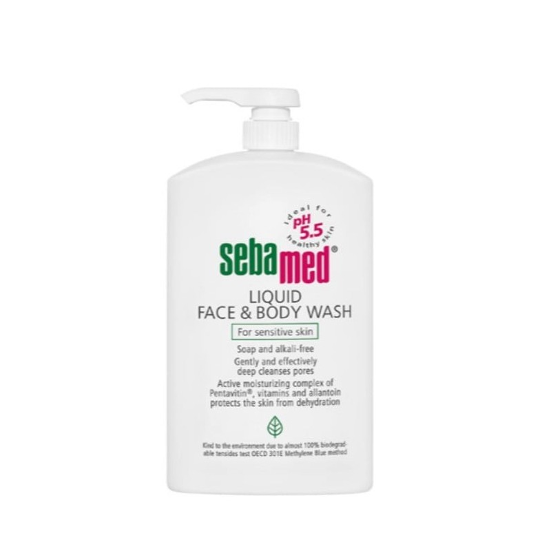 SEBAMED Liquid face & body wash ήπιο υγρό καθαρισμού προσώπου & σώματος 300ml