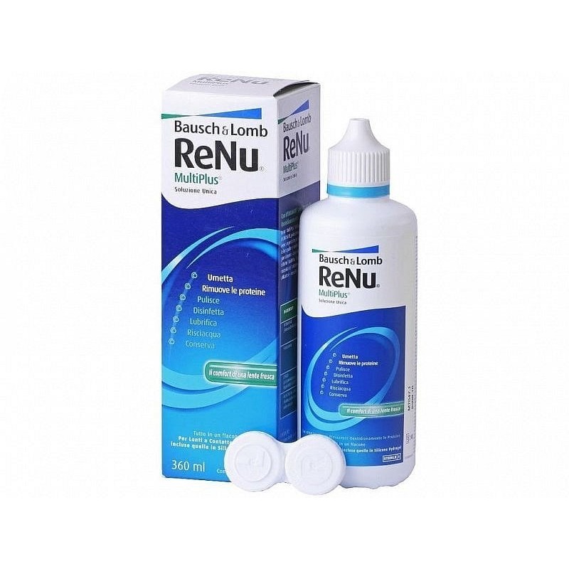 RENU Multi plus διάλυμα πολλαπλών χρήσεων για όλους τους μαλακούς φακούς 360ml