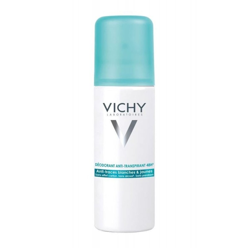 VICHY Deo anti-transpirant spray 48H κατά των λευκών & κίτρινων σημαδιών 125ml