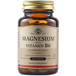 SOLGAR Magnesium  B6 100tablets