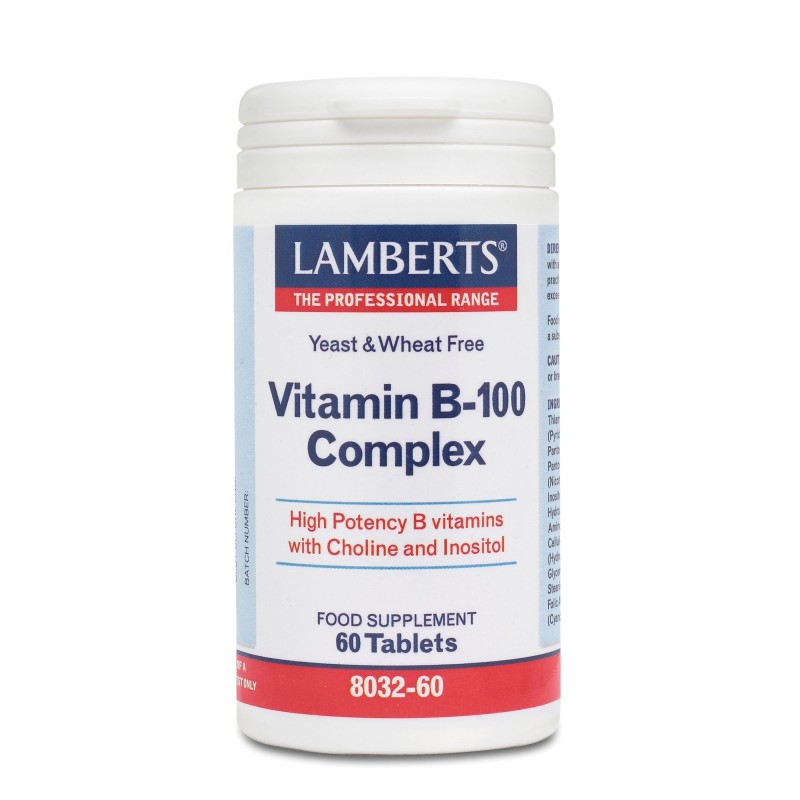 LAMBERTS Vitamin B-100 complex 60ταμπλέτες