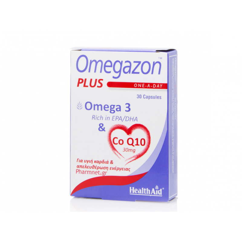 HEALTH AID Omegazon plus Ω3 CoQ10 30caps