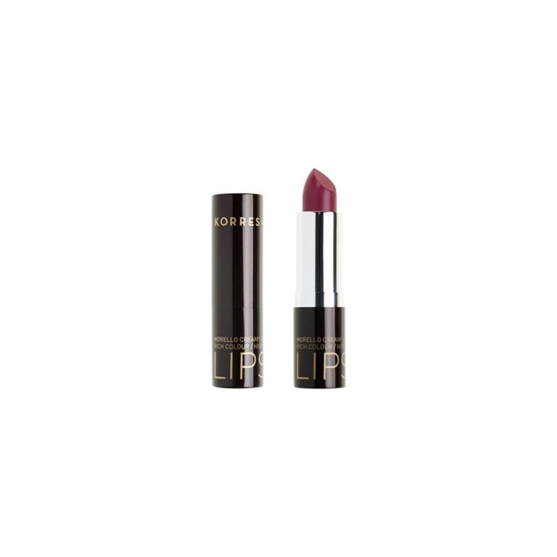 KORRES Morello creamy lipstick No28 λαμπερό μωβ 3,5gr