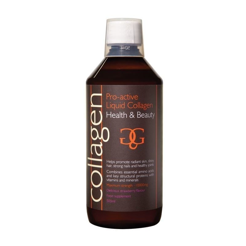 COLLAGEN Pro-active με γεύση φράουλα 500ml  Δώρο 20% περισσότερο προΐόν