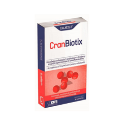 QUEST Cran biotix συνδυασμός Cranberry & προβιοτικών 30caps