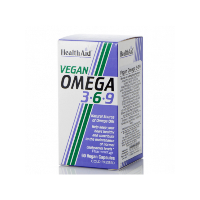 HEALTH AID Vegan Omega 3-6-9 60vegan caps