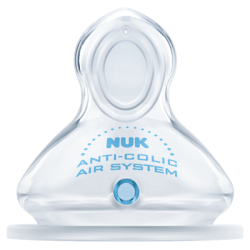 NUK Θηλή Σιλικόνης First Choice 0-6m Οπή Medium (10.709.258)