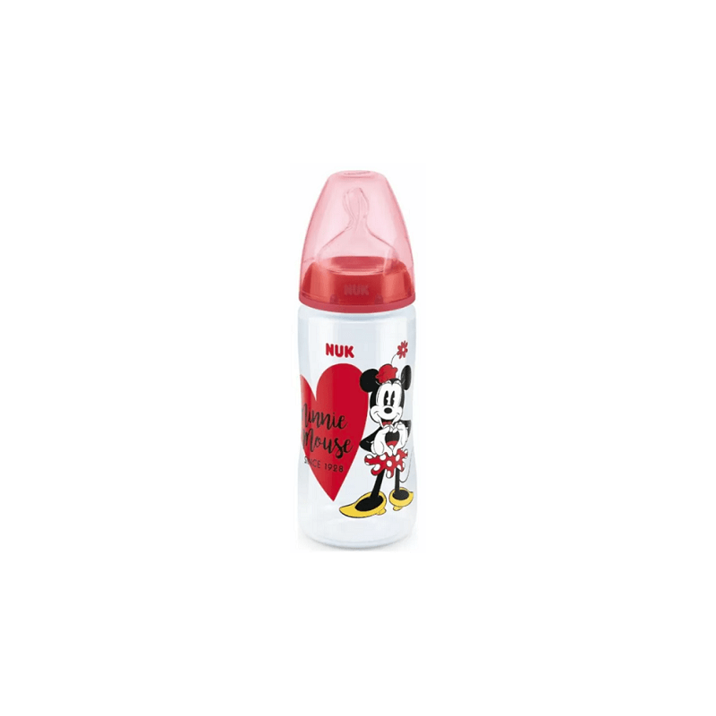 NUK Μπιμπερό Πλαστικό First Choice Disney 300ml με θηλή σιλικόνης Ν2 6-18μηνών (10.741.828)