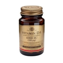 SOLGAR Vitamin D3 4.000iu 100mg 60vegetable capsules