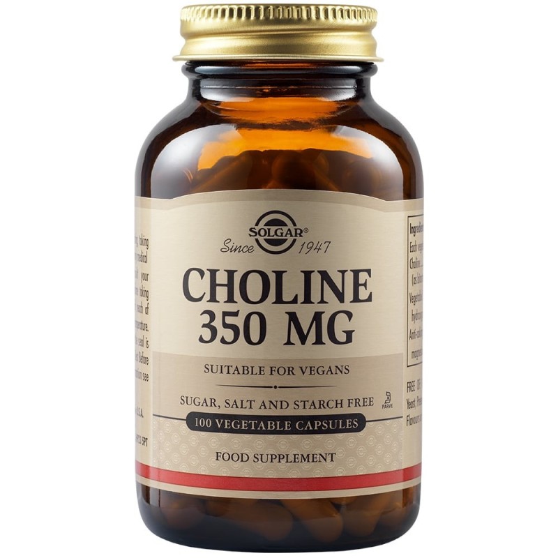 SOLGAR Choline 350mg 100vegetable capsules