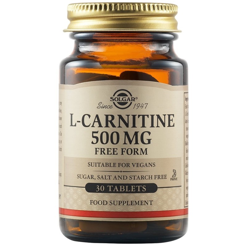 SOLGAR L-carnitine 500mg 30tablets