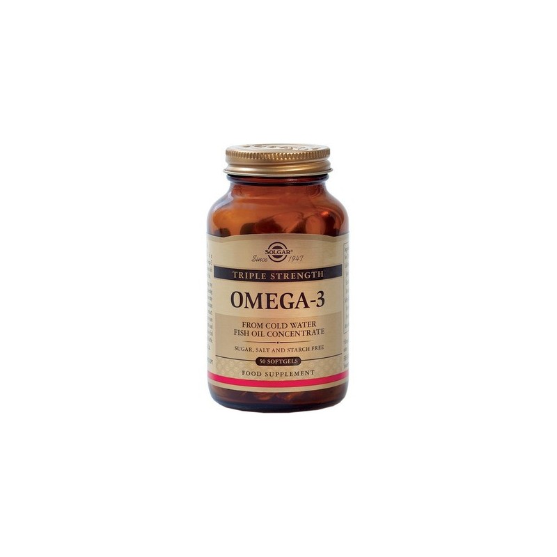 SOLGAR Omega 3 triple strength 50softgels