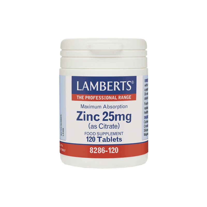 LAMBERTS Zinc citrate 25mg 120 tabs