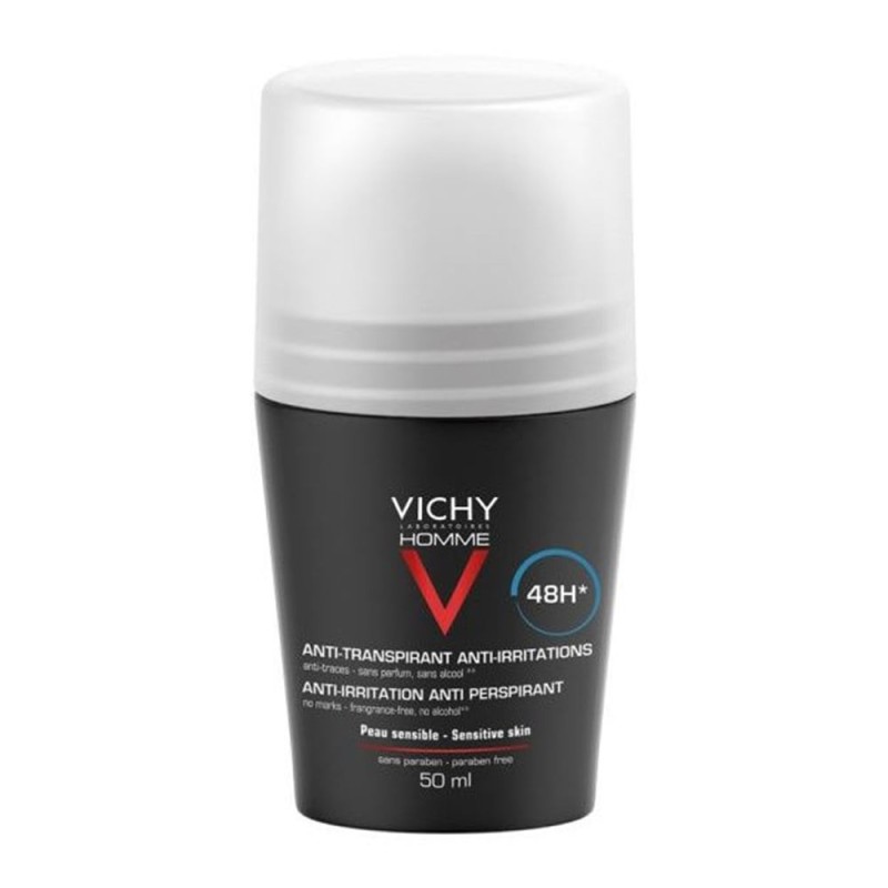 VICHY Homme deo roll on - ευαίσθητη επιδερμίδα 48H 50ml