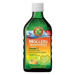 MOLLER'S Μουρουνέλαιο γεύση tutti-frutti 250ml