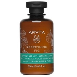 APIVITA Refreshing fig αφρόλουτρο με αιθέρια έλαια 250ml