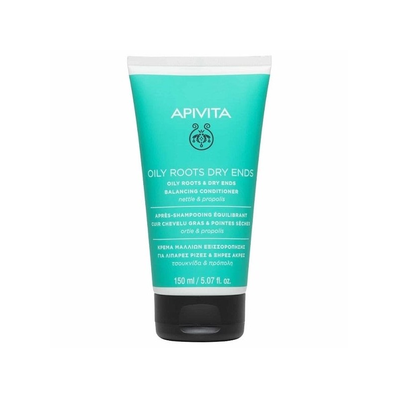 APIVITA Balancing conditioner κρέμα εξισορρόπησης για μαλλιά με λιπαρές ρίζες και ξηρές άκρες 150ml