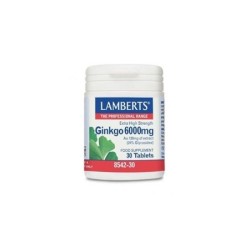 LAMBERTS Ginkgo biloba 6000mg 30ταμπλέτες