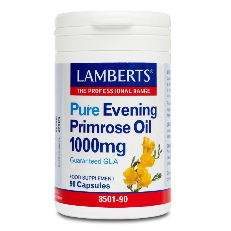 LAMBERTS Pure evening primrose oil 1000mg 90κάψουλες