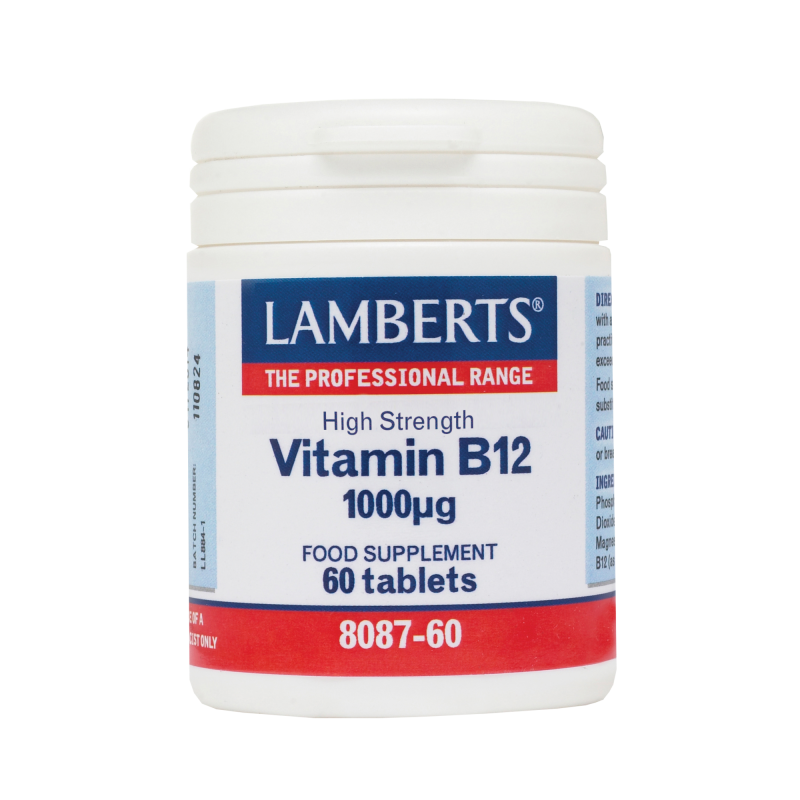 LAMBERTS Vitamin B-12 1000μg 60ταμπλέτες