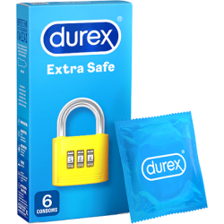 DUREX Προφυλακτικά Extra safe 6τμχ