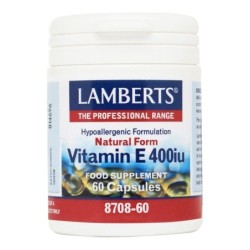 LAMBERTS Vitamin E 400iu 60κάψουλες