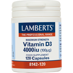 LAMBERTS Vitamin D3 4.000iu 120caps