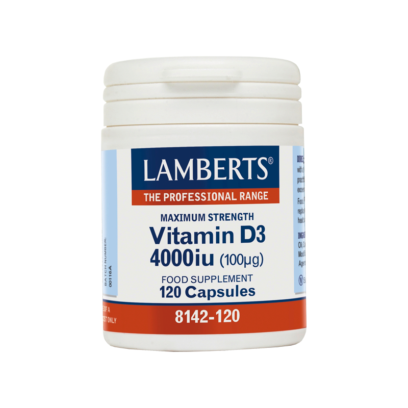 LAMBERTS Vitamin D3 4.000iu 120caps