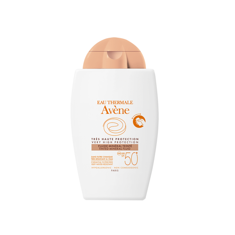 AVENE Αντηλιακό fluid προσώπου mineral με χρώμα Spf50 40ml