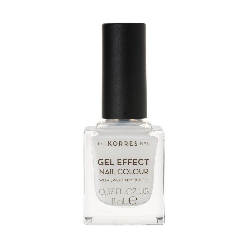 KORRES Gel effect nail colour N02 porcelan white 11ml