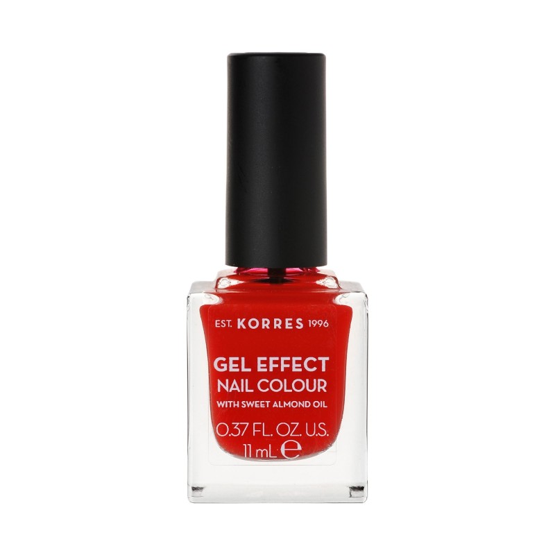 KORRES Gel effect nail colour N48 coral red 11ml