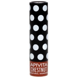 APIVITA Lip care με κάστανο για ενυδάτωση και χρώμα 4,4,gr