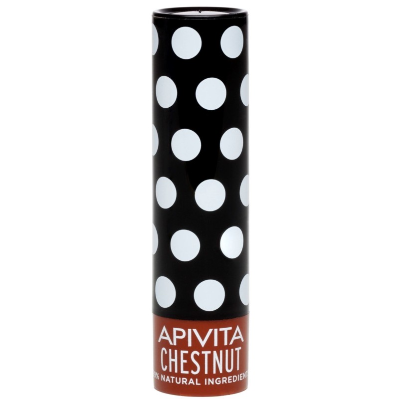 APIVITA Lip care με κάστανο για ενυδάτωση και χρώμα 4,4,gr