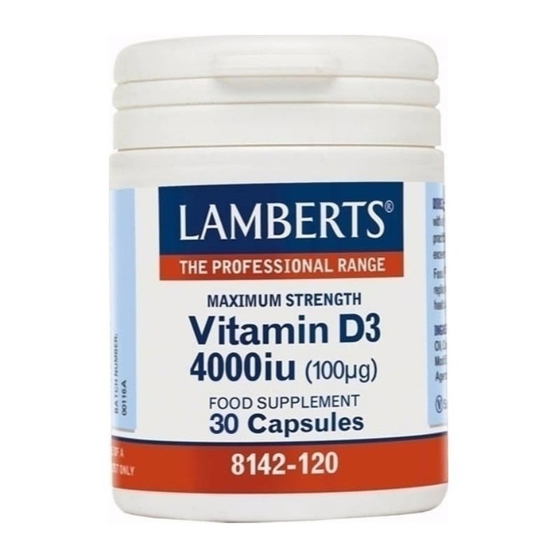 LAMBERTS Vitamin D3 4.000iu 30caps