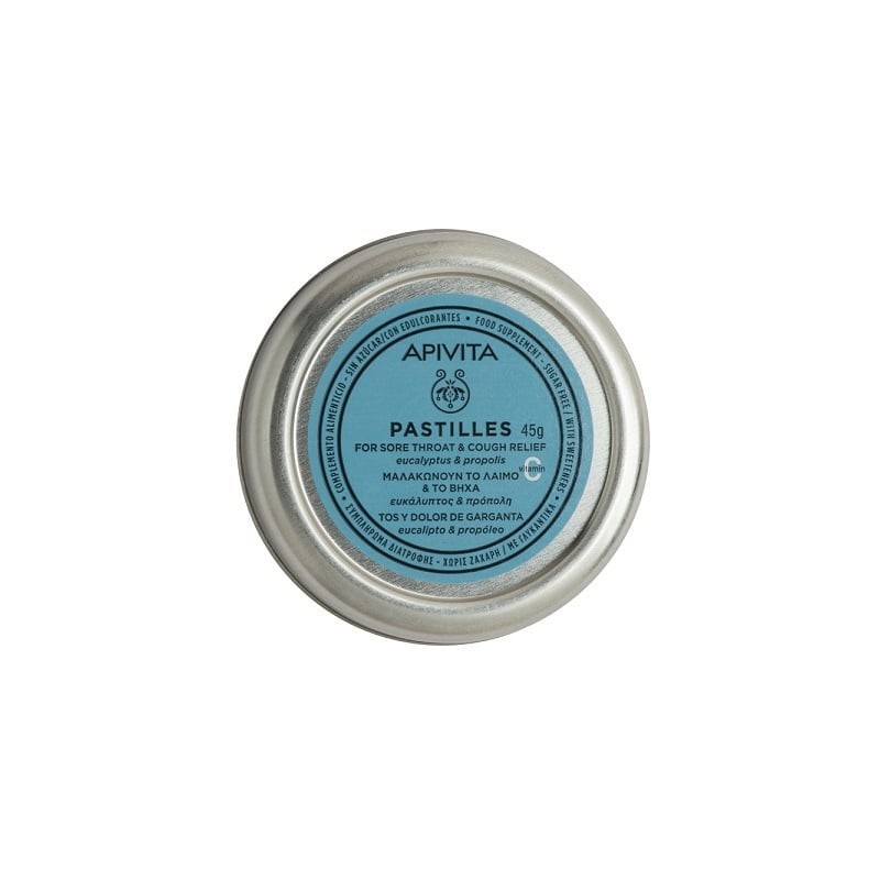 APIVITA Pastilles ευκάλυπτος & πρόπολη 45gr